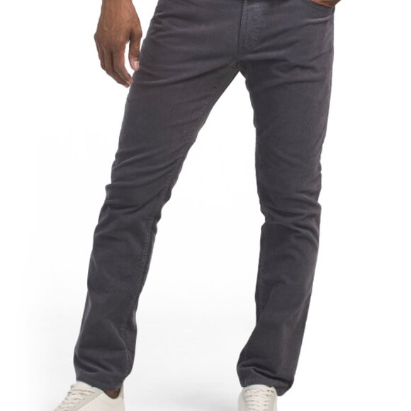 NEWBONOBOS Corduroy 5 Pocket Pants IN Forged Iron for men 925 3t2 - Picture 3 of 3